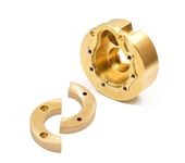 Brass Axles Internal Wheel Weights Turning Copper Counterweight for 1/10 RC Crawler Car Traxxas TRX4 TRX6