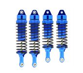 4pcs Metal Front Rear Shock Absorber For Traxxas 1/10 Slash Huanqi 727 RC Car Crawler Upgrade Part