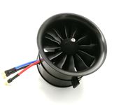 DoBoFo 70mm 12 Blades Ducted Fan EDF Unit with 4S 3400KV Brushless Motor for RC Airplane