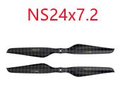 1Pairs T-motor NS24x7.2 10mm Hole Prop Multirotor Carbon Fiber 3rd Gen NS Series Propellers