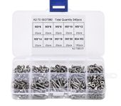 340pcs M3*5-20mm stainless steel 304 hx screw and nut assortment kit