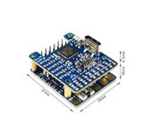 Matek F411-WTE FLIGHT CONTROLLER F411 WTE OSD 2~6S INAV Barometer For Racing Drone FLYWING Airplane