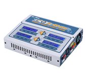 EV-PEAK CQ3 100Wx4 10A 1-6S Balance Charger with JST_XH Adapter Board for LiPo LiFe NiMH NiCd Battery