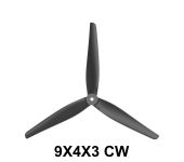 1PCS HQPROP 9X4X3 9043 Propeller 3-blade Paddle Glass Fiber Reinforced Nylon CW Props for RC FPV Racing Drone