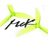 HQROP MCK 5.1 inch 3-blade racing flower flying aircraft FPV propeller Yellow