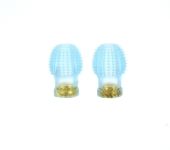STPHOBBY Resin Non-slip Mushroom Radio Hall Gimbal Stick Ends Rocker Head-Transparent Blue 3mm