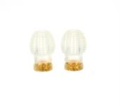 STPHOBBY Resin Non-slip Mushroom Radio Hall Gimbal Stick Ends Rocker Head-Transparent 4mm