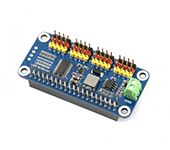Waveshare Servo Driver HAT Straight Pinheader 16-Channel 12-bit Resolution I2C-Controlled for Raspberry Pi