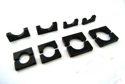 15MM Multi-rotor the CNC aluminum boom clip 10pc