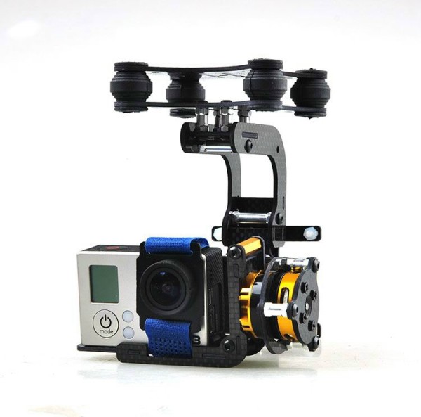 Dual axle suspension Carbon fiber brushless gimbal kit