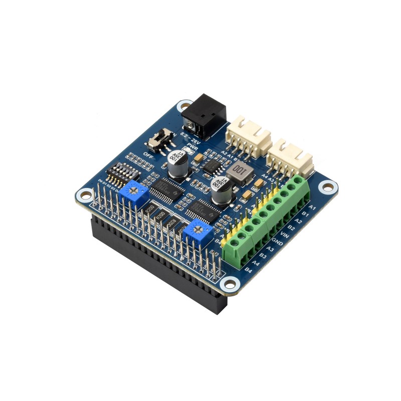 Waveshare Stepper Motor HAT Dual DRV8825 Motor Controller Drives Two Stepper Motors for Raspberry Pi