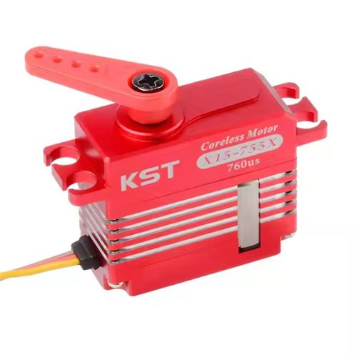 KST X15-755X Coreless Mini Digital Metal Gear Tail Servo 10.2KG ultra high torque fast speed for Robot Arm Helicopter Airplane