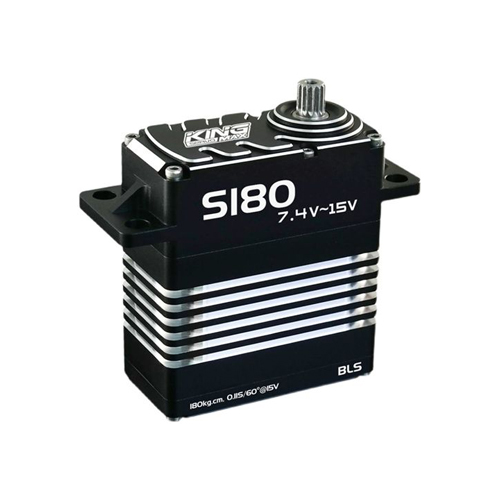 KINGMAX S180 370g 180kg digital steel gears all metal high torque waterproof servo For RC Boat