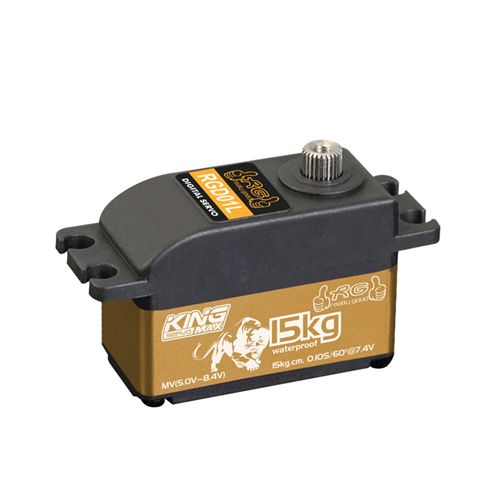 KINGMAX RGD01L 25T waterproof servo 15kg.cm torque digital metal gears Programmable high performance digital low profile servo