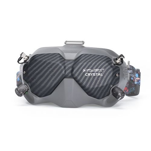 iFlight Crystal HD Patch 5.8GHz Directional Circular Polarized High Gain Flat Panel Antenna With Casing Mushroom Antenna Combo For RC DIY DJI Goggles-Carbon fiber