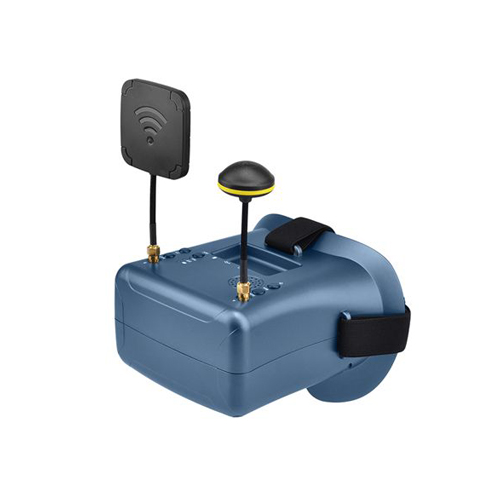 LS-008D 4.3 inch 5.8G 40CH DVR Diversity FPV Goggles Dual Antenna 2000mAh Built-in Battery For RC Racing Drone