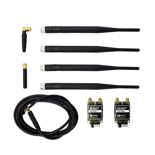 RFD900X PLUS 915MHz Ultra 40km Long Range Telemetry Radio Modem with Antenna for APM PIX Flight Controller RF003