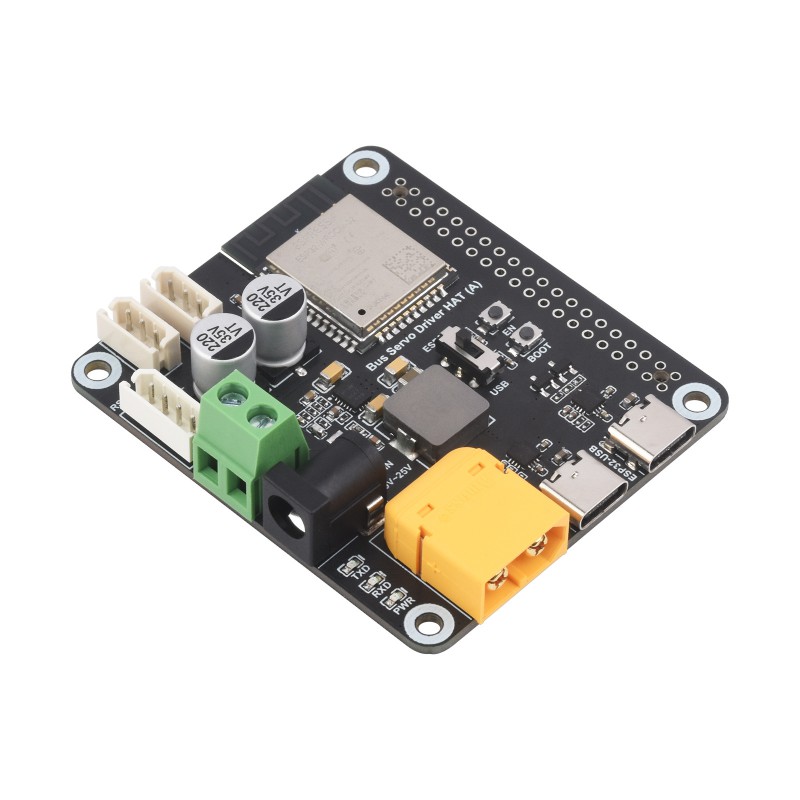 Waveshare Serial Bus Servo Driver HAT Integrates ESP32 and Servo Control Circuit for ST/RSBL Series Serial Bus Servos