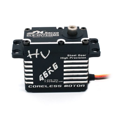 JX CLS-HV7346MG 46KG HV High Precision Steel Gear Full CNC Aluminium Shell Structure Digital Standard Servo