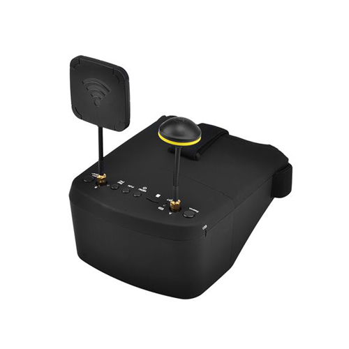 LS-800D 5inch 5.8G 40CH DVR Diversity FPV Goggles Dual Antenna 2000mAh Built-in Battery For RC Racing Drone