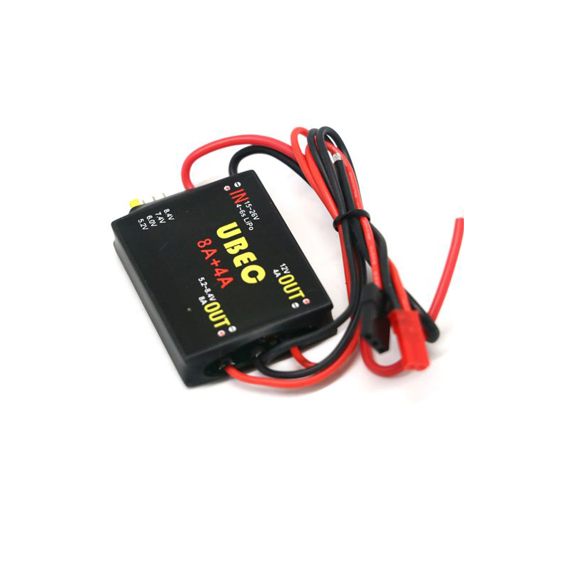 4S-6S 15-26V UBEC-8A BEC DUAL UBEC 8A+4A 5.2V/6.0V/7.4V/8.4V Servo Separate Power Supply RC Car Fix-Wing Airplane Robot Arm