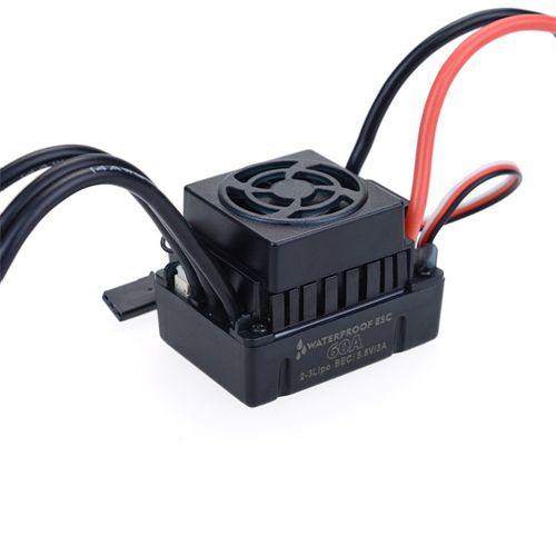 Waterproof 60A Speed Controller ESC BEC Output 5.8V/3A For 1/10 RC Crawler Off Road Car