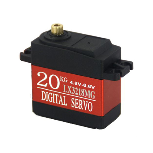 LX3218MG Waterproof Metal Gear 20KG Large Torque Digital High Speed Servo For 1/8 1/10 RC Cars Boat Robot Arm