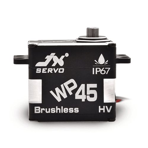 JX Servo WP45 HV 45KG Full CNC Waterproof Metal Gear Brushless Servo for TRC 1/10 RC Car Crawler Boat Robot Fixed-wing