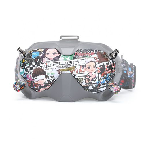 iFlight Crystal HD Patch 5.8GHz Directional Circular Polarized High Gain Flat Panel Antenna With Casing Mushroom Antenna Combo For RC DIY DJI Goggles-Cartoon characters