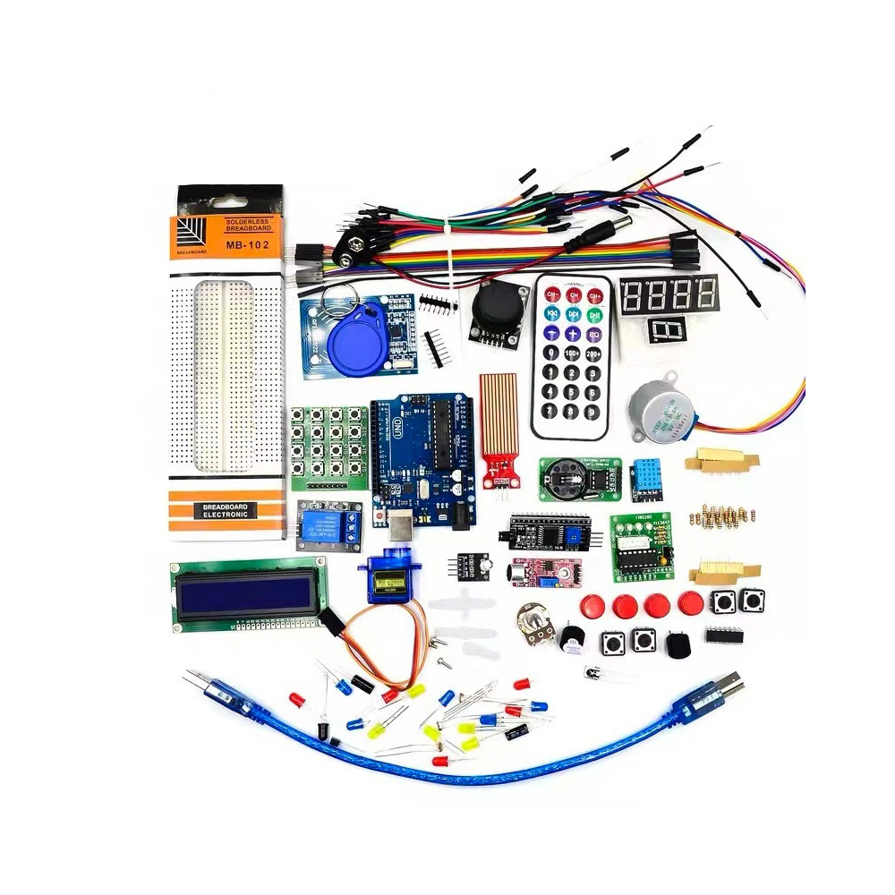 RFID Starter Kit for Arduino UNO R3 Upgraded Version Development Board Stepper Motor Learning kit