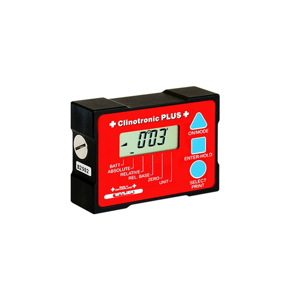 Wyler Digital Inclinometer 015-PLUS-XG45 Angle Level Clinotronic Standard Version Non-magnetic Full Angle Measurement Tools