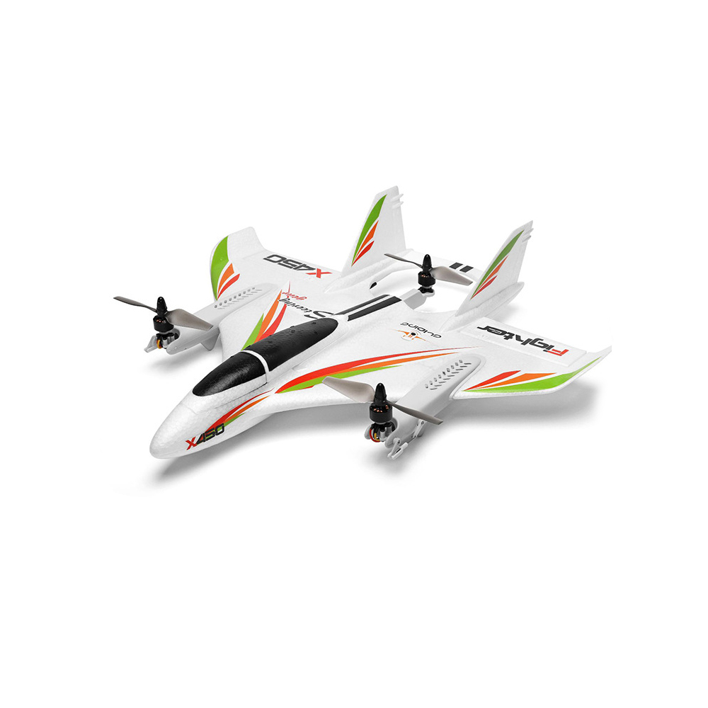 WLtoys XK X450 RC Airplane 6 channel 2.4G Radio Control Brushless Multi-function VTOL Stunt Aircraft