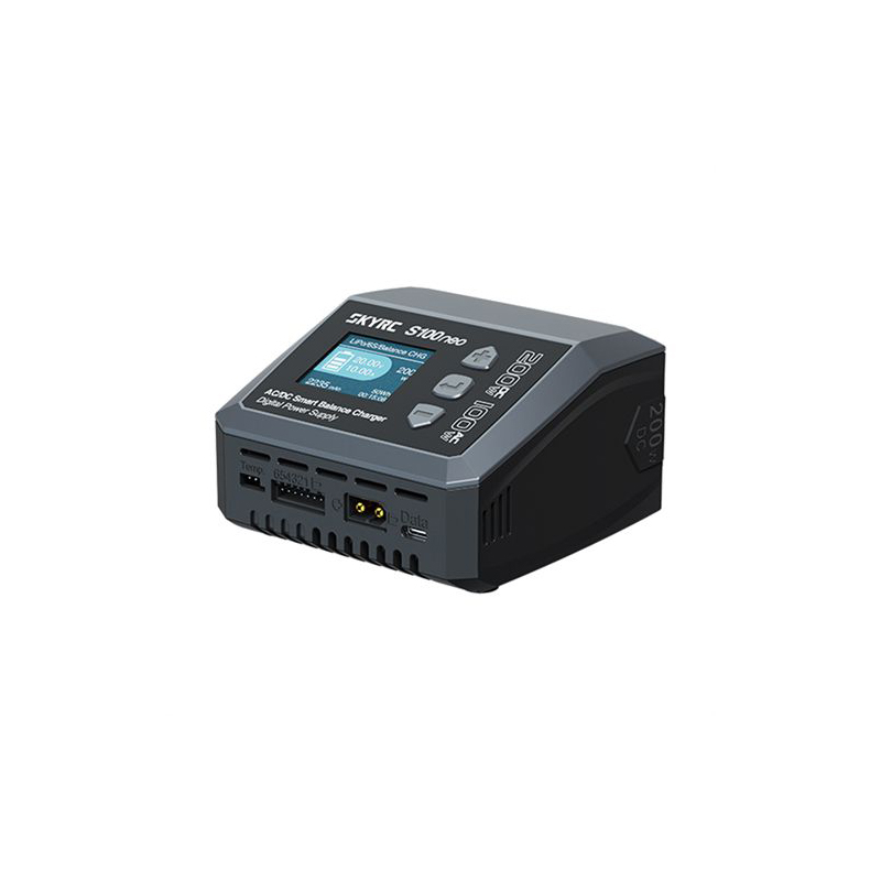 SkyRC S100neo Balance Charger AC100W DC200W 12A Smart LiPo Battery for LiPo/Li-ion/Life/NiMH/NiCd/Pb RC Battery Upgrade