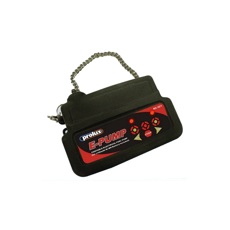 Prolux 1671 Portable Electrical Fuel Pump w/6V 1100mAh Ni-MH Battery and Charger for Gasoline & Nitro Engine