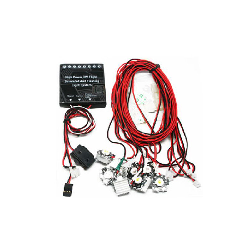 High power 3W Flight Simulated And Flashing Light System