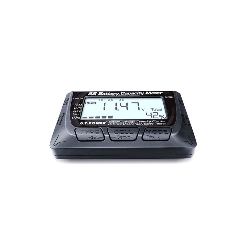 G.T Power 2-8S Battery Capacity Meter