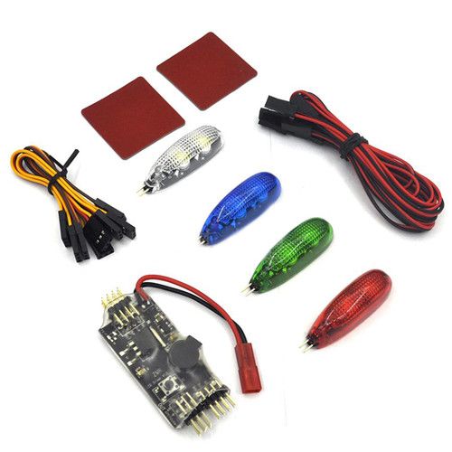 URUAV SL01 2-6S Night Flight LED Light Strip W/ 12V Control Board Module Set For RC Airplane