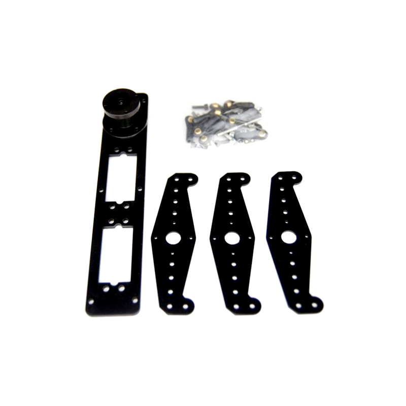 Rudder Servo Auxiliary Arm FM11-303B - Black (for 100cc petrol airplane)