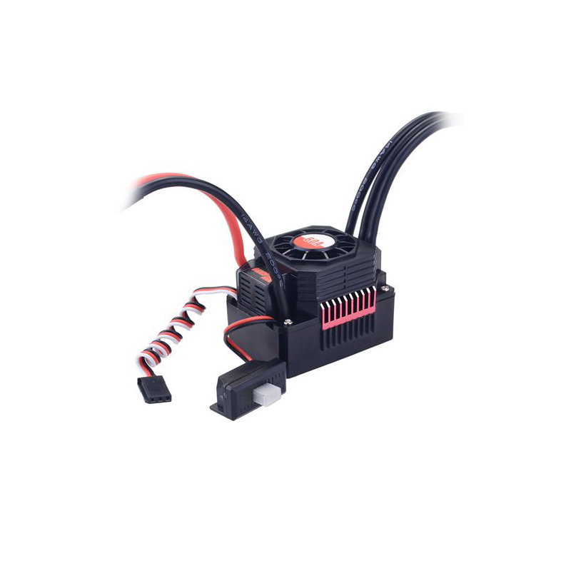 SURPASS HOBBY Waterproof Brushless ESC Speed Controller T PLUG 60A With Fan Combo For 1/10 RC Racing Car