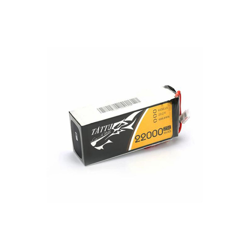 TATTU 22.2V 25C 6S1P 22000mAh Lipo Battery for Multirotors Drone Agriculture Drone