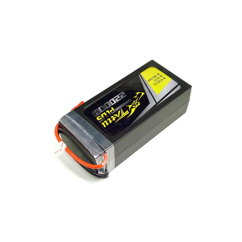 Tattu Plus 22000mAh 22.2V 25C 6S1P Lipo Smart Battery Pack with AS150+XT150 Plug