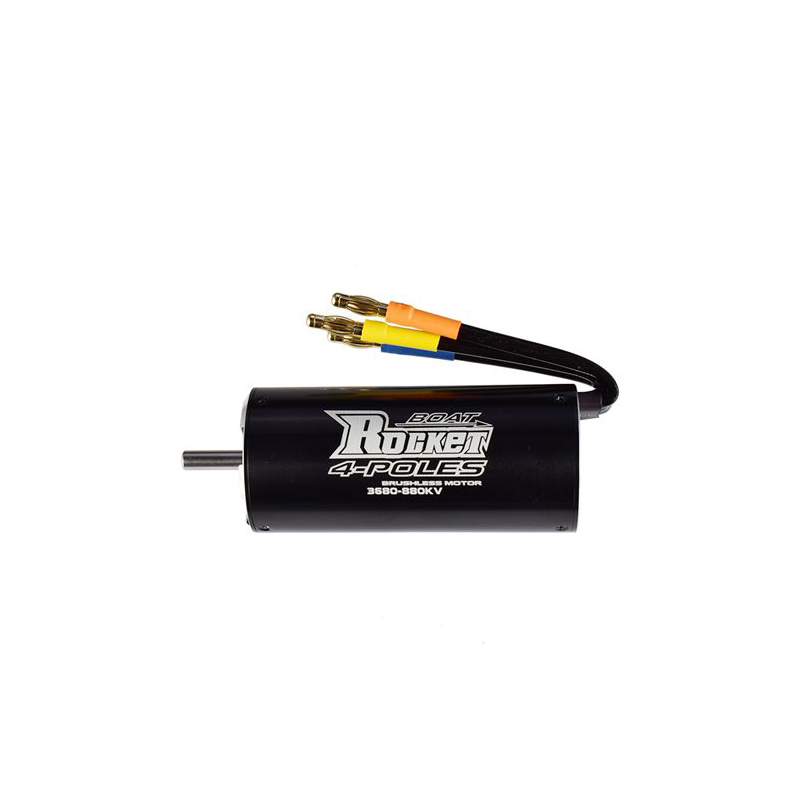 Rocket 3680 880KV 1100KV 1250KV 4 Poles Brushless Sensorless Motor for 800-1000mm RC Boat