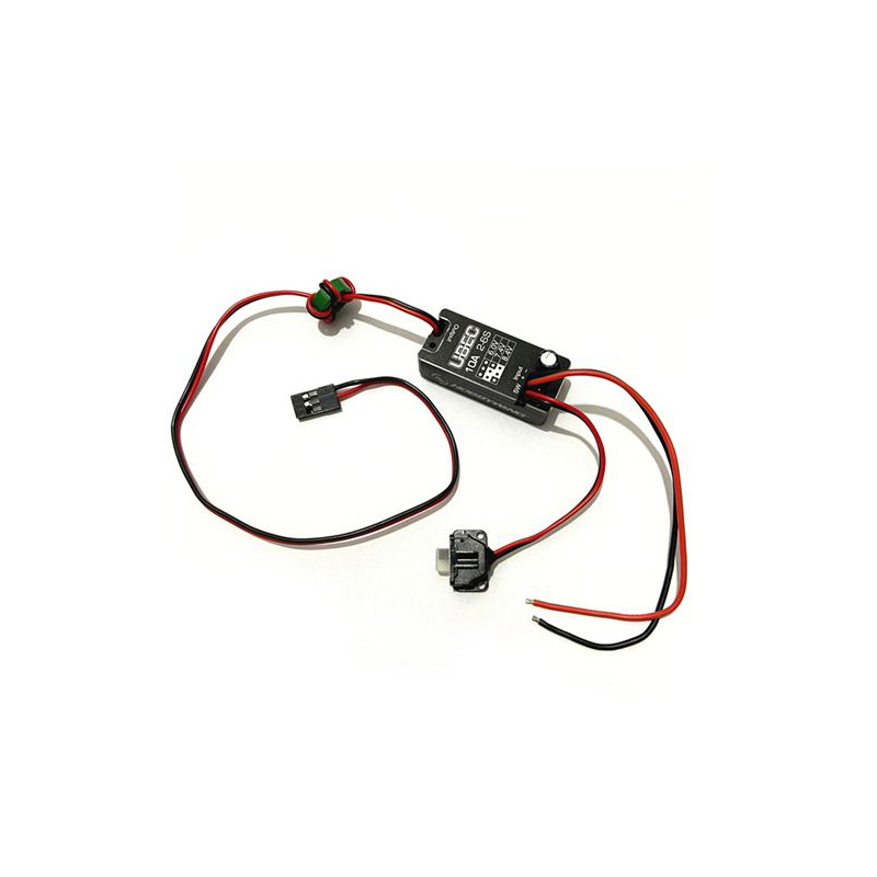 Hobbywing Waterproof UBEC 10A Voltage Regulator Module 2-6S 6V/7.4V/8.4V Adjustable For RC Car Parts
