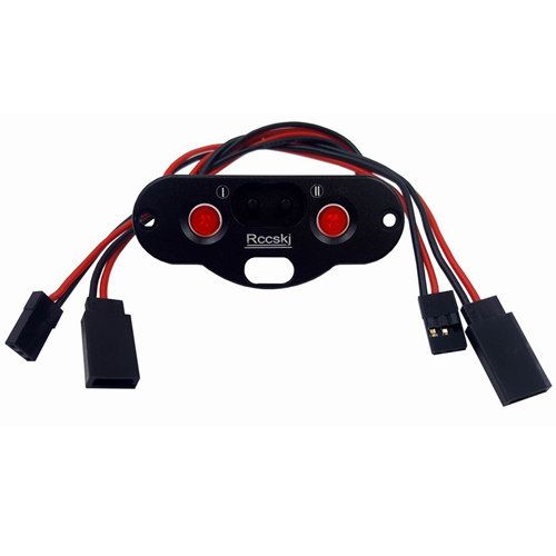 rccskj CNC Electric Switch with Fuel Dot Red/Blue/Black color for RC Airplane 8104#