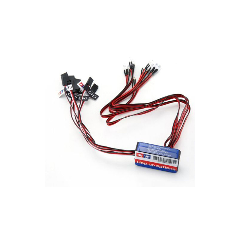 Remote Control Car 12 LED Lighting Kit Steering Brake Simulation Flash Light for 1/10 RC Car For Yokomo For Tamiya Exquisitely Designed