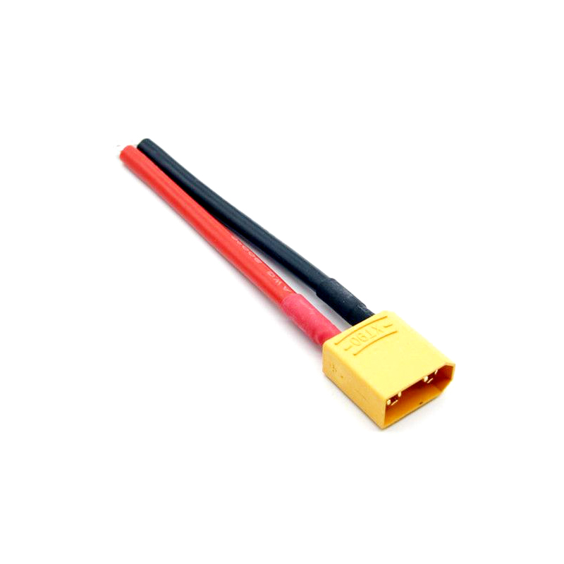 Amass XT90 Pigtail Male Connector Cable with Silicon Wire 10AWG 10CM for RC Hobby