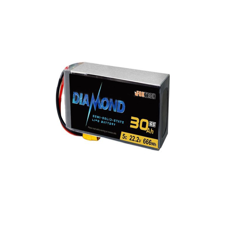 Foxtech Diamond 6S 30000mAh Semi-solid State Lipo Battery