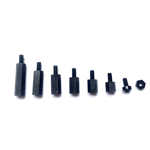 180Pcs Black M3 Nylon Hx Spacers Screws Nuts Stand-off Kit With Plastic Box For Electronics PC Board