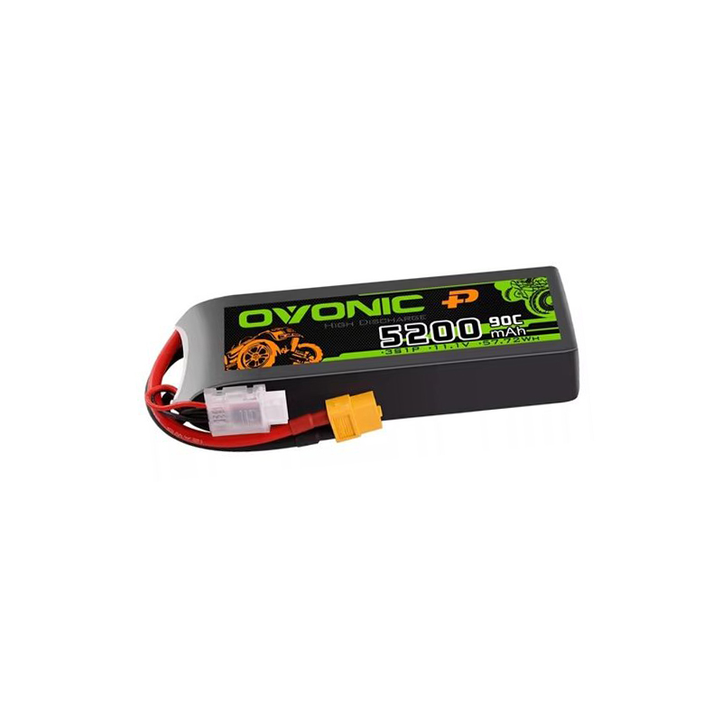 Ovonic 5200mAh 11.1V 2S 90C XT60 helicopter fixed wing high-rate battery