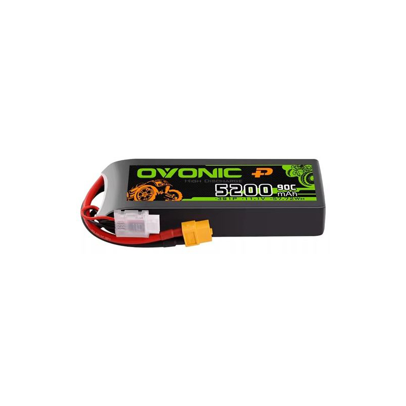 Ovonic 5200mAh 11.1V 3S 90C XT60 helicopter fixed wing high-rate battery
